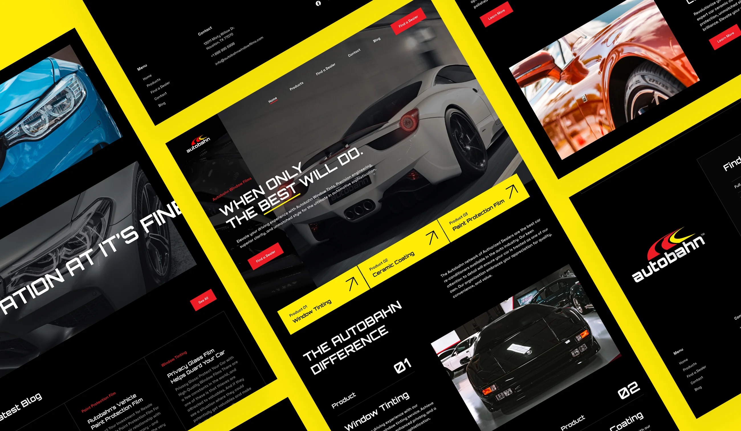 Auto detailing website design
