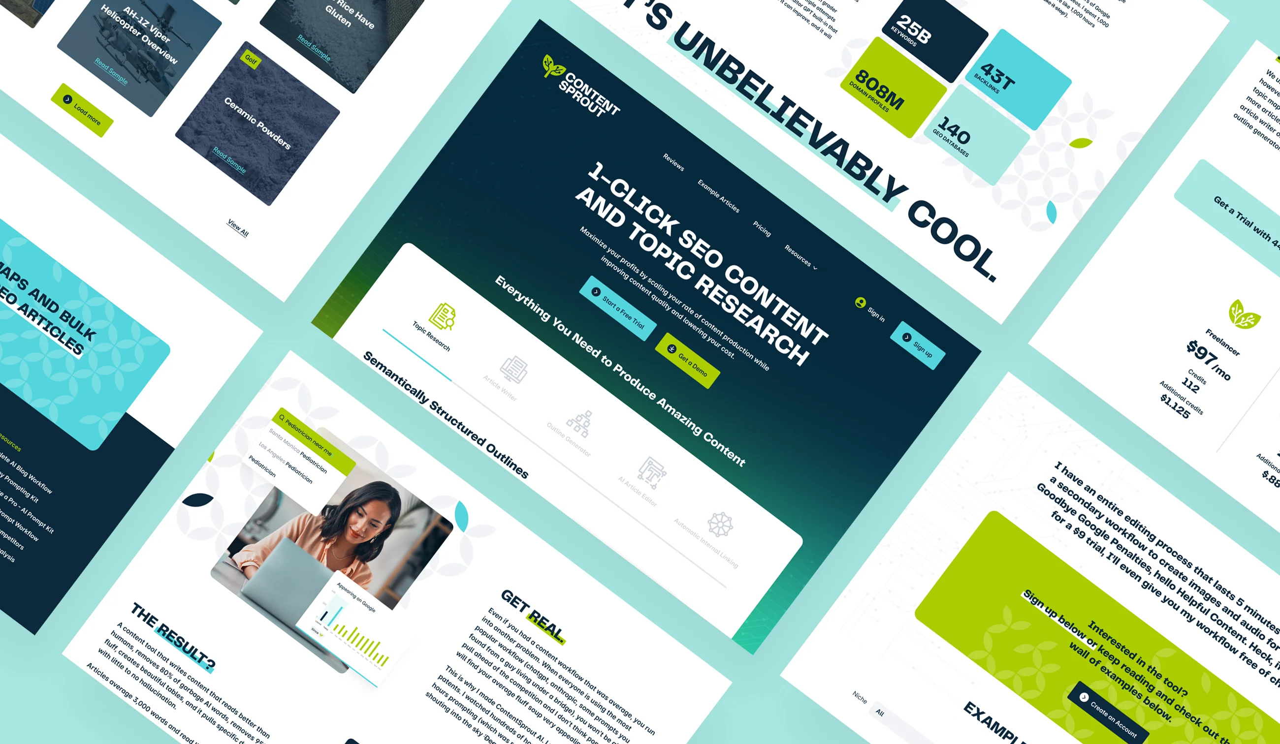 SEO content software website design